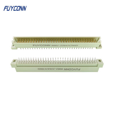 264 conector reto masculino do PWB 2*32P 64 Pin Eurocard 41612 do conector DIN41612