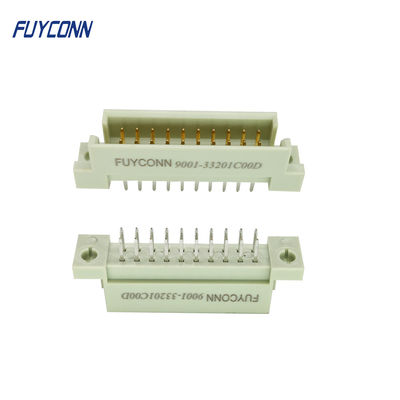 O conector 5 de 220 Eurocard o homem reto 2*10P 2 do PWB de 10 Pin enfileira 20pin o conector do Euro DIN41612