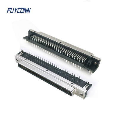 Conector do PWB 20pin 36pin 68pin 100pin SCSI do ângulo direito de conector fêmea de SCSI