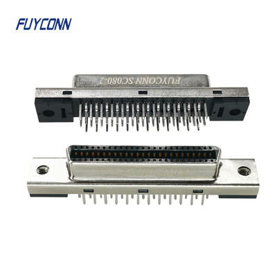Conector vertical fêmea do PWB de SCSI, conector de 14P 26P 50P SCSI