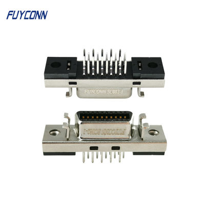 conector de 20pin SCSI conector servo fêmea da montagem reta do PWB de 180 graus