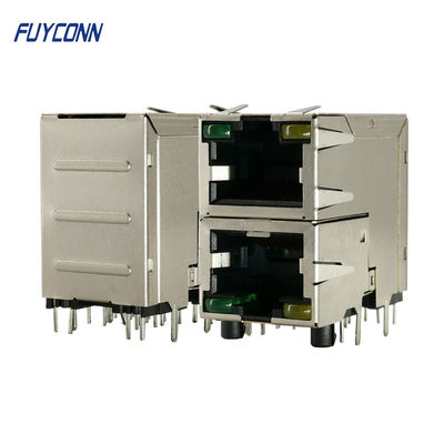 2x1 2 move o conector fêmea do Pin RJ45 da luz 16 do diodo emissor de luz para a rede