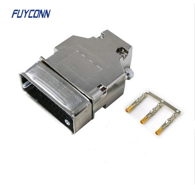 L dá forma ao conector de friso fêmea do router V.35 dos pinos plásticos do alojamento 34 com protetor Shell