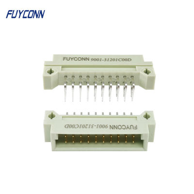 20Pin conector de Eurocard do homem do ângulo direito do PWB das fileiras 2x10P 220 do conector 2 do RUÍDO 41612