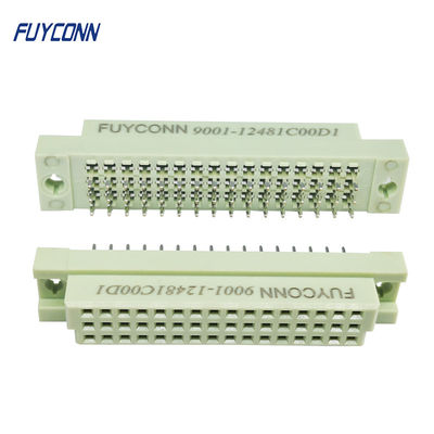 3 passo reto fêmea vertical do conector 2.54mm do PWB Eurocard do conector do RUÍDO 41612 do Pin das fileiras 48
