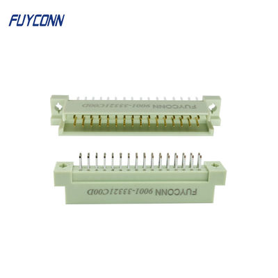 2 conector vertical do PWB Eurocard DIN41612 do conector do PWB das fileiras 2*16P 32 Pin Male