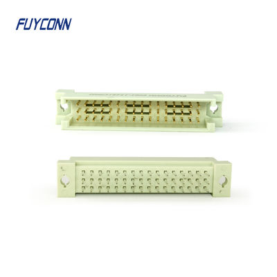 R do tipo 3 enfileira o conector vertical da tomada masculina do conector do RUÍDO 41612 de 48P Eurocard