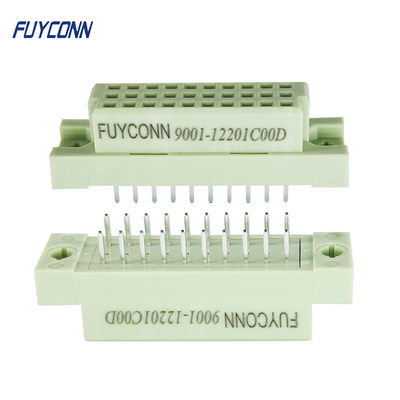 3 passo europeu do conector 2.54mm do soquete do receptáculo do RUÍDO 41612 do PWB de Pin Straight das fileiras 20
