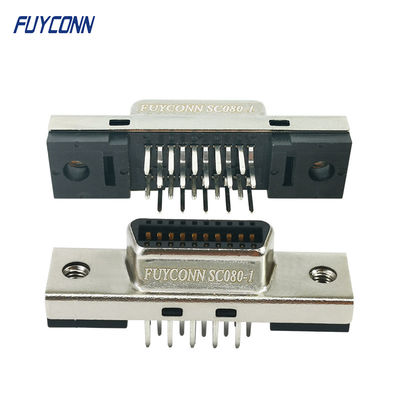 Conector fêmea reto do PWB SCSI 20pin do conector servo fêmea 1.27mm