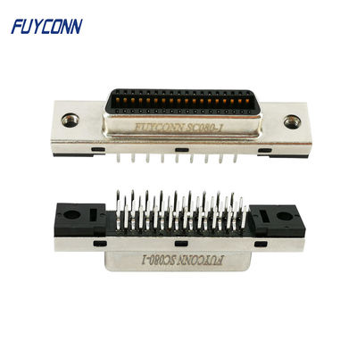 do conector vertical do Pin MDR SCSI do PWB 36 do conector de 1.27mm tipo fêmea