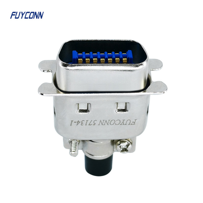 Conector de fita masculino do Pin DDK do Centronics 14 do conector de DDK 57-30140 com capa do metal