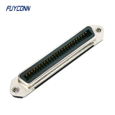 Imprensa Pin Contact do PWB 64 50 Pin Solderless Centronics Connector With