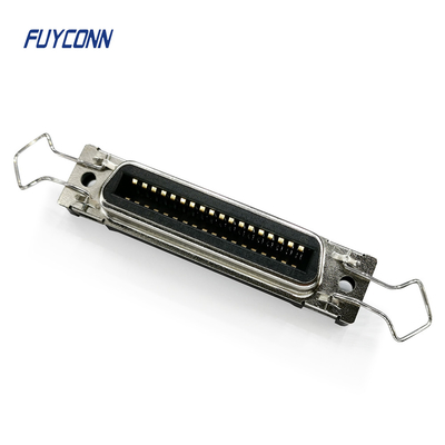 Conector fêmea de DDK 36pin montagem do PWB de 180 graus reta para a impressora