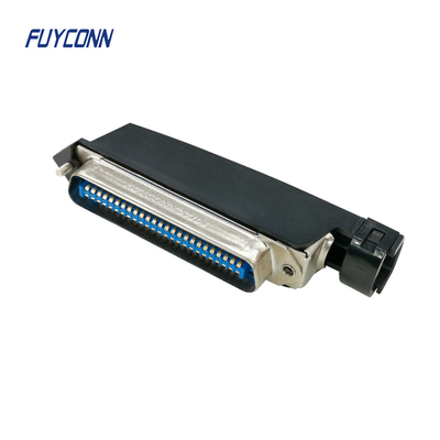 A NC 57 solda Pin Male Centronics 50 Pin Connector With Plastic Hood