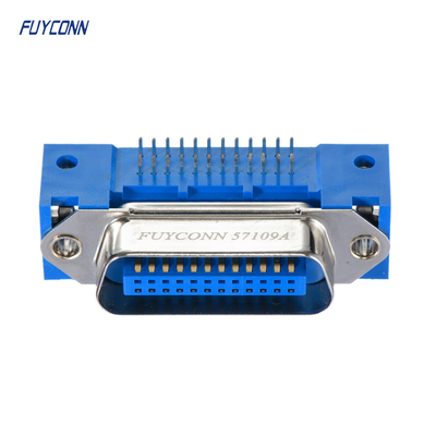 57 conector Centronics masculino do ângulo direito do PWB do conector 50P 36P 24P 14P da NC