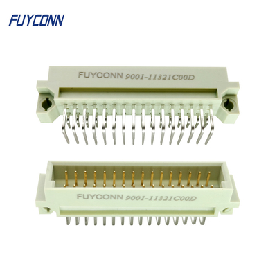 PWB R/A masculino de 90 graus do conector do RUÍDO 41612 de 30pin 48pin 96pin 3rows